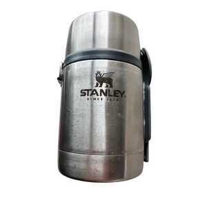 Stanley Adventure Vacuum Food Jar 18oz Stainless Steel Insulated Spork Silver